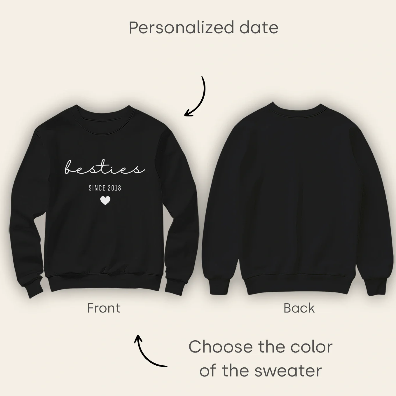 Personalized Sweater "Friendship" - Image 8