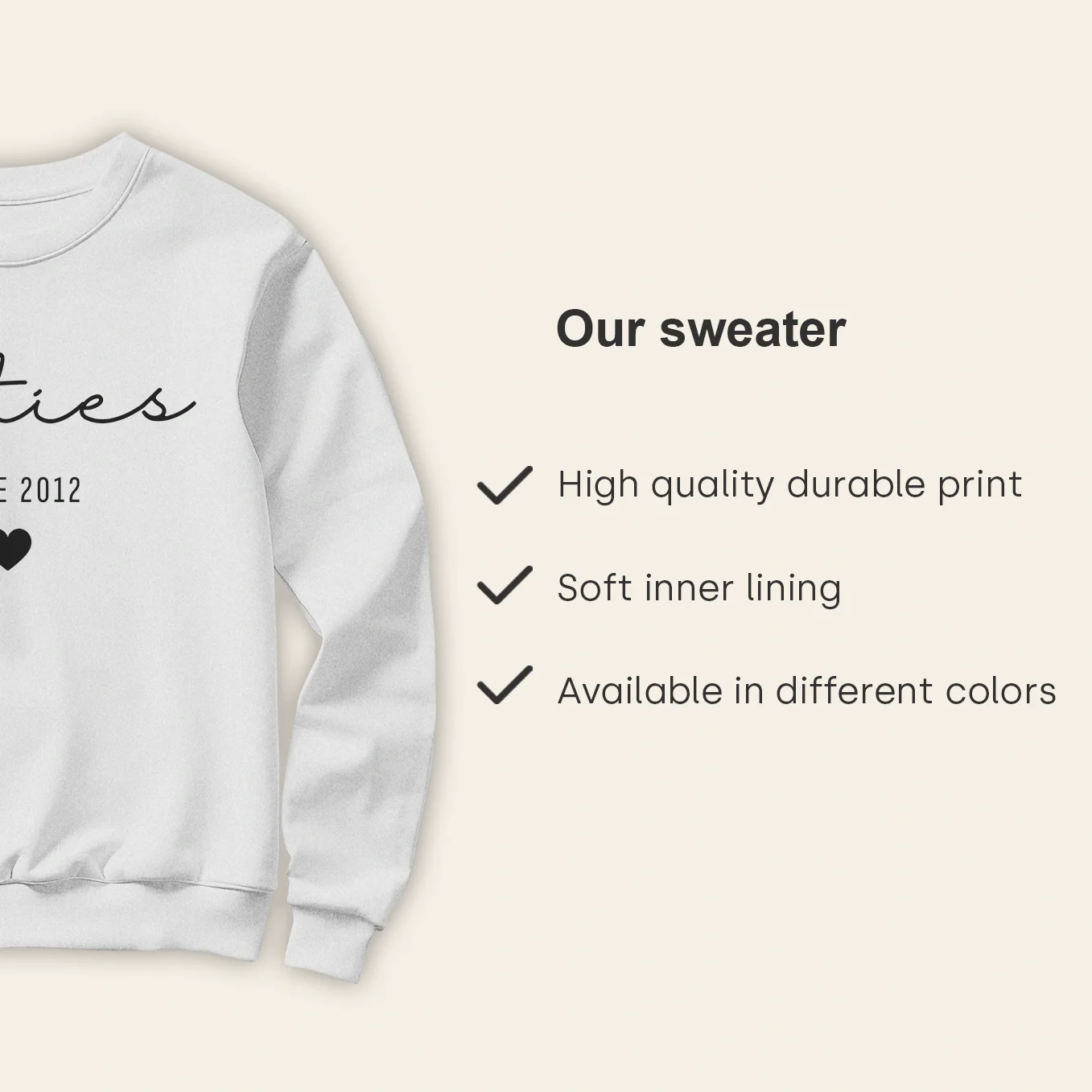 Personalized Sweater "Friendship" - Image 9