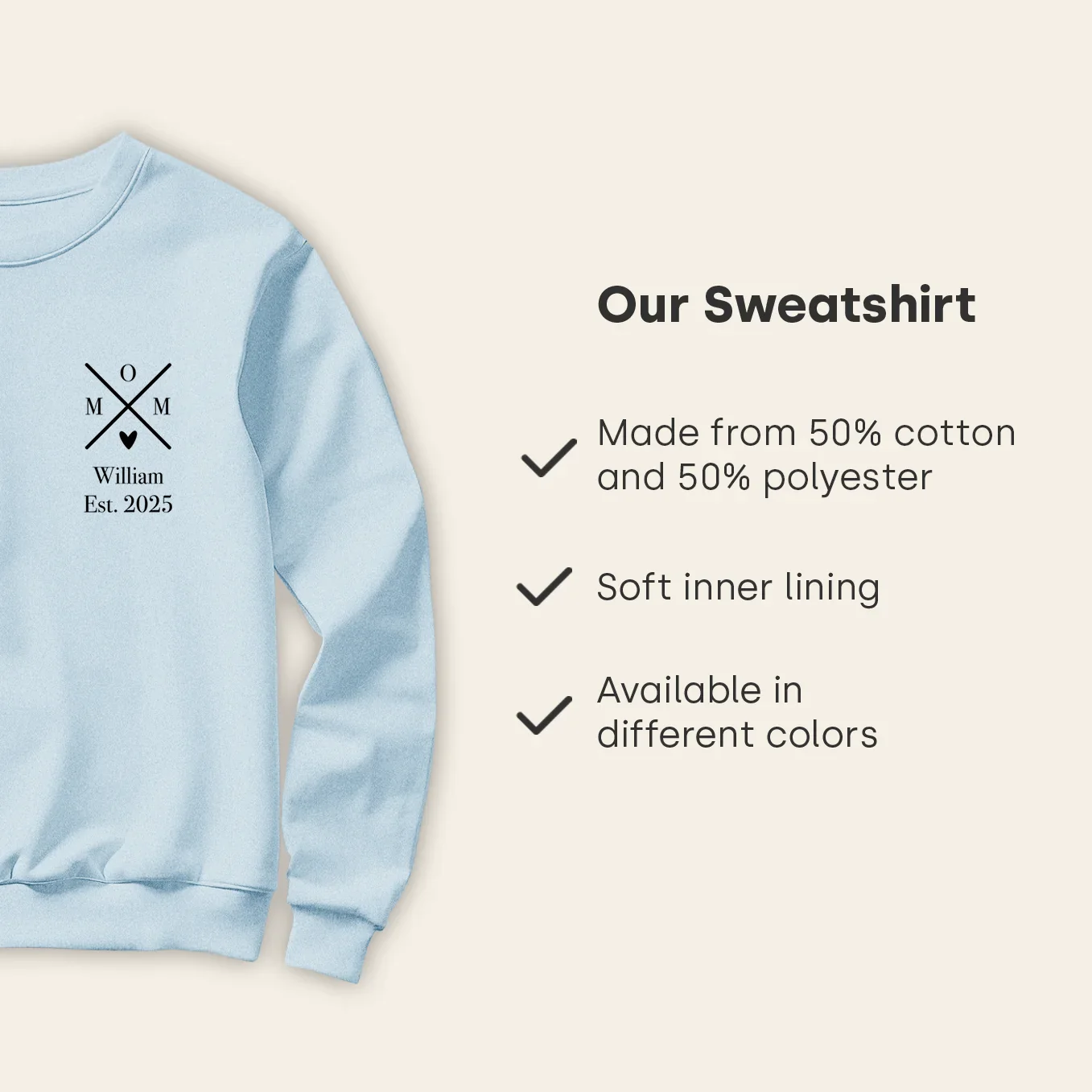 Personalized Sweater "MOM" - Image 9