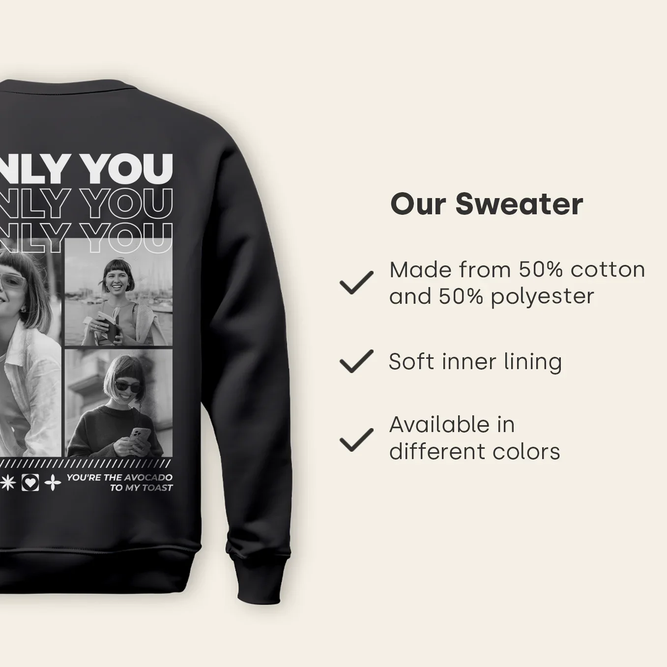 Personalized Sweater "Only You" - Image 12