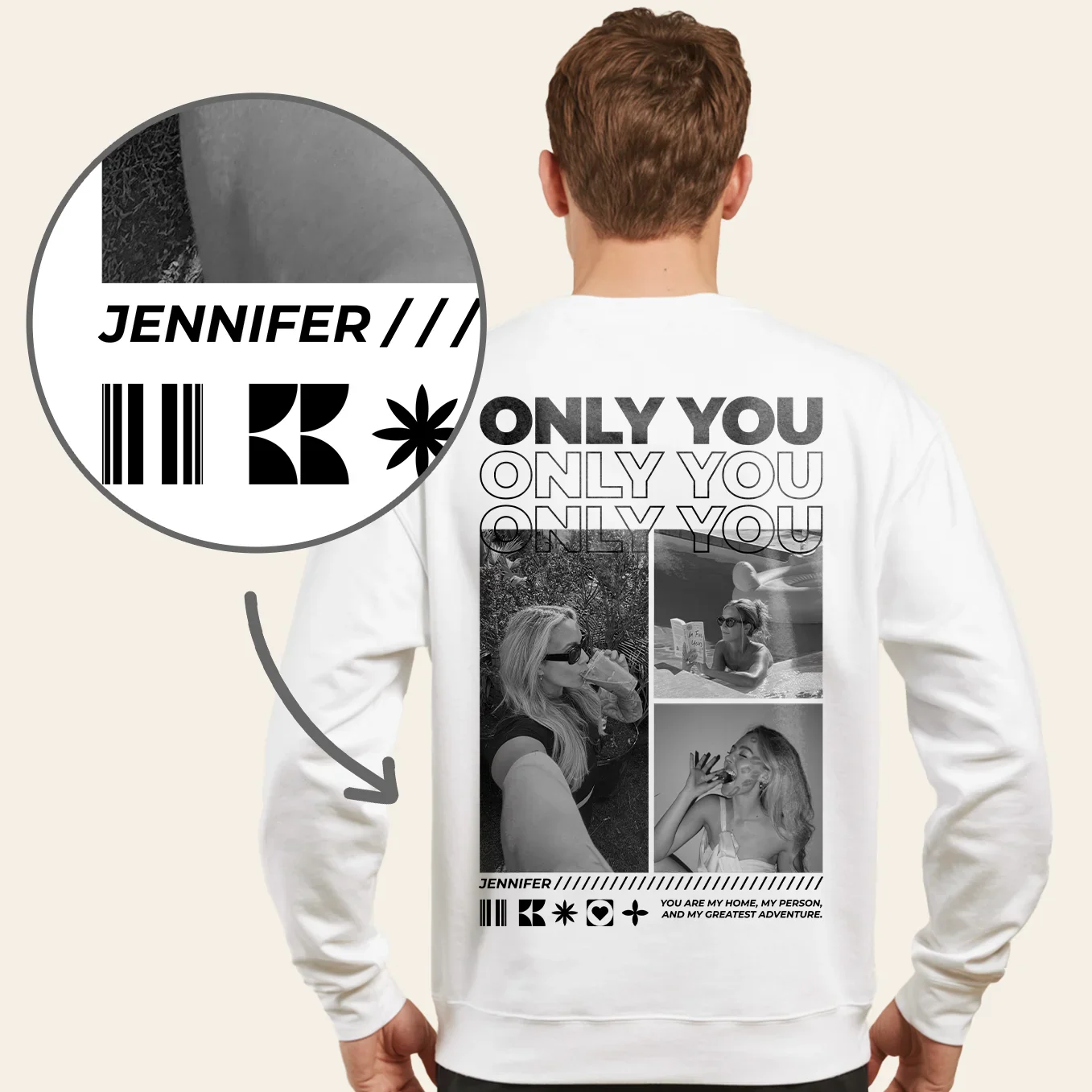 Personalized Sweater "Only You" - Image 3