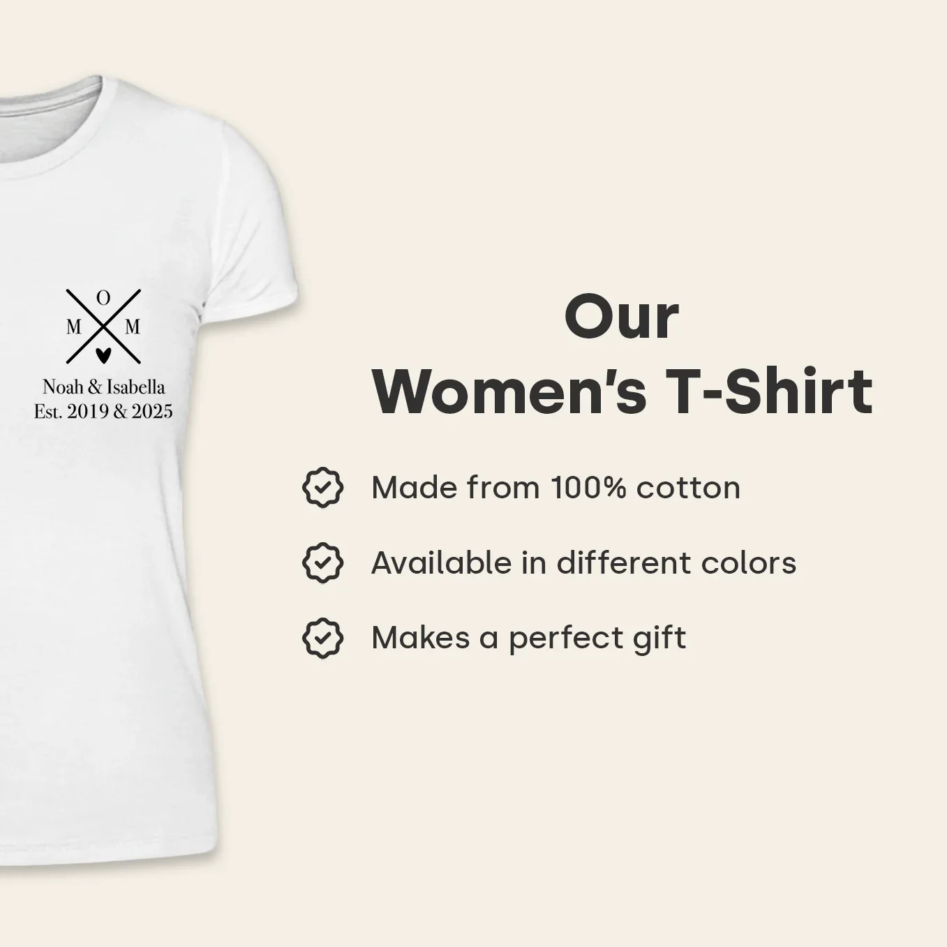 Personalized T-Shirt "MOM" - Image 7