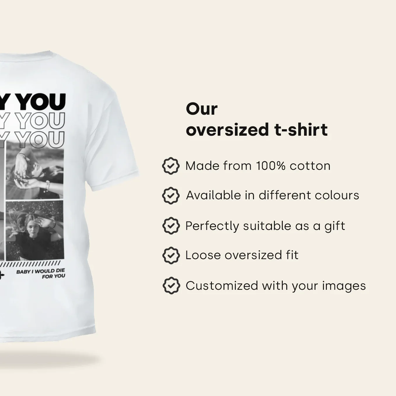 Personalized T-Shirt "Only You" - Image 8