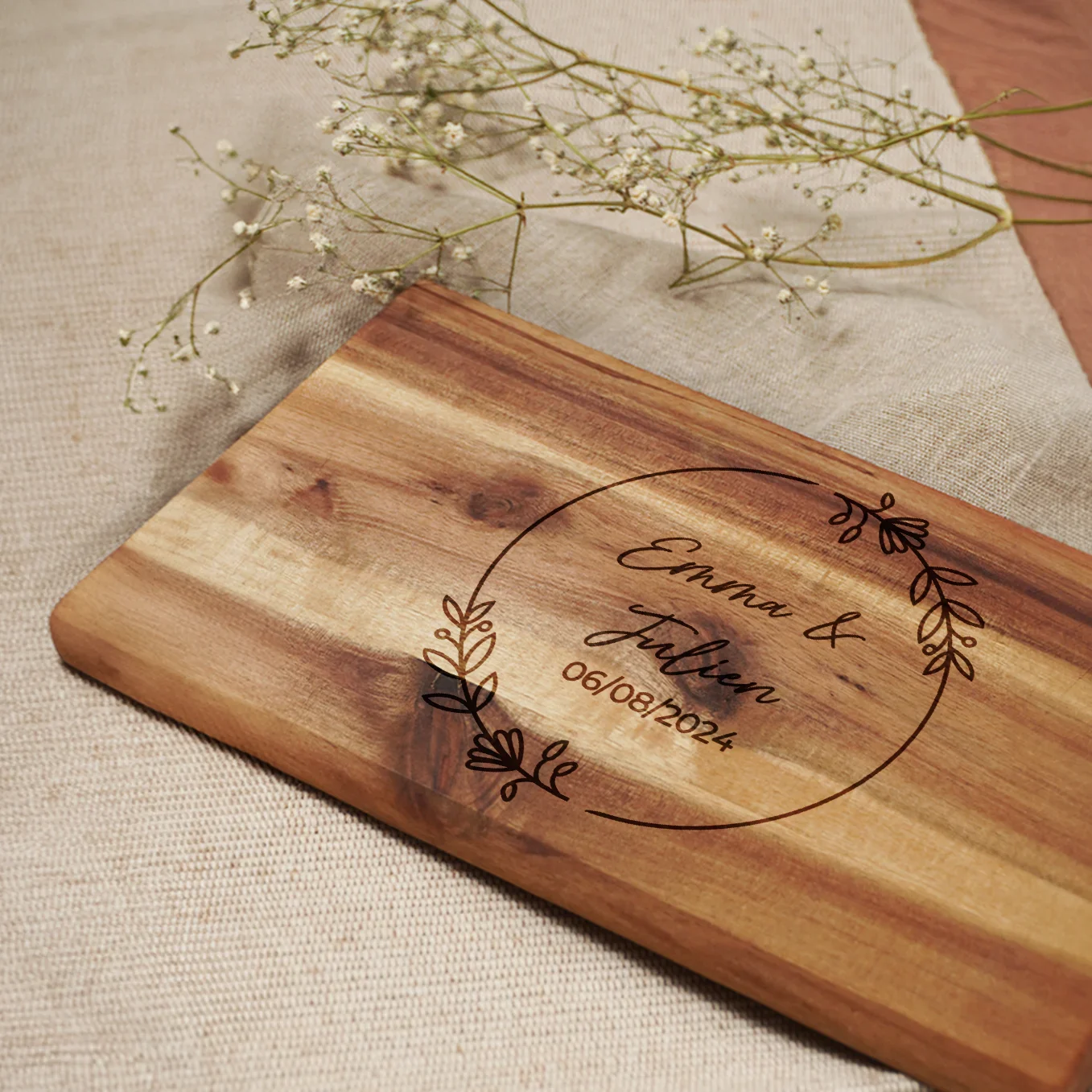Personalized serving board "Wedding" - Image 11