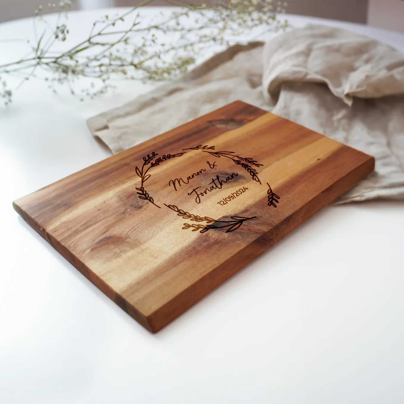 Personalized serving board "Wedding" - Image 12