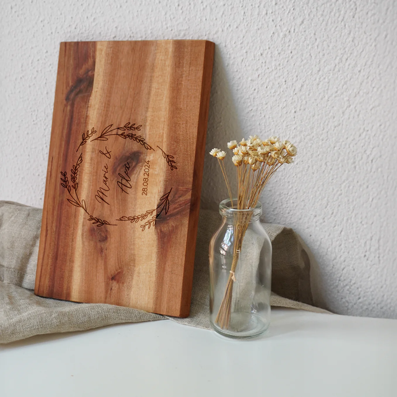 Personalized serving board "Wedding" - Image 2