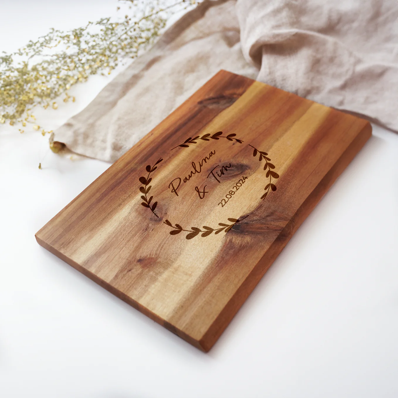 Personalized serving board "Wedding" - Image 3