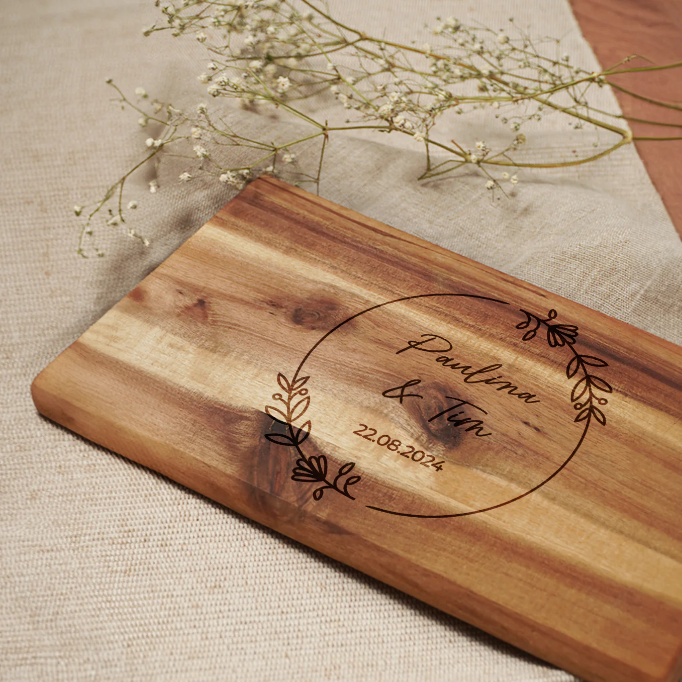 Personalized serving board "Wedding" - Image 5