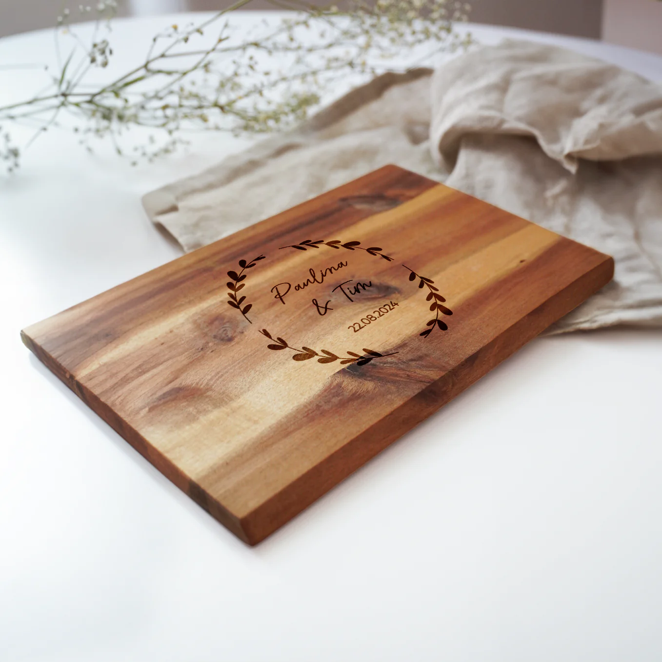 Personalized serving board "Wedding" - Image 6