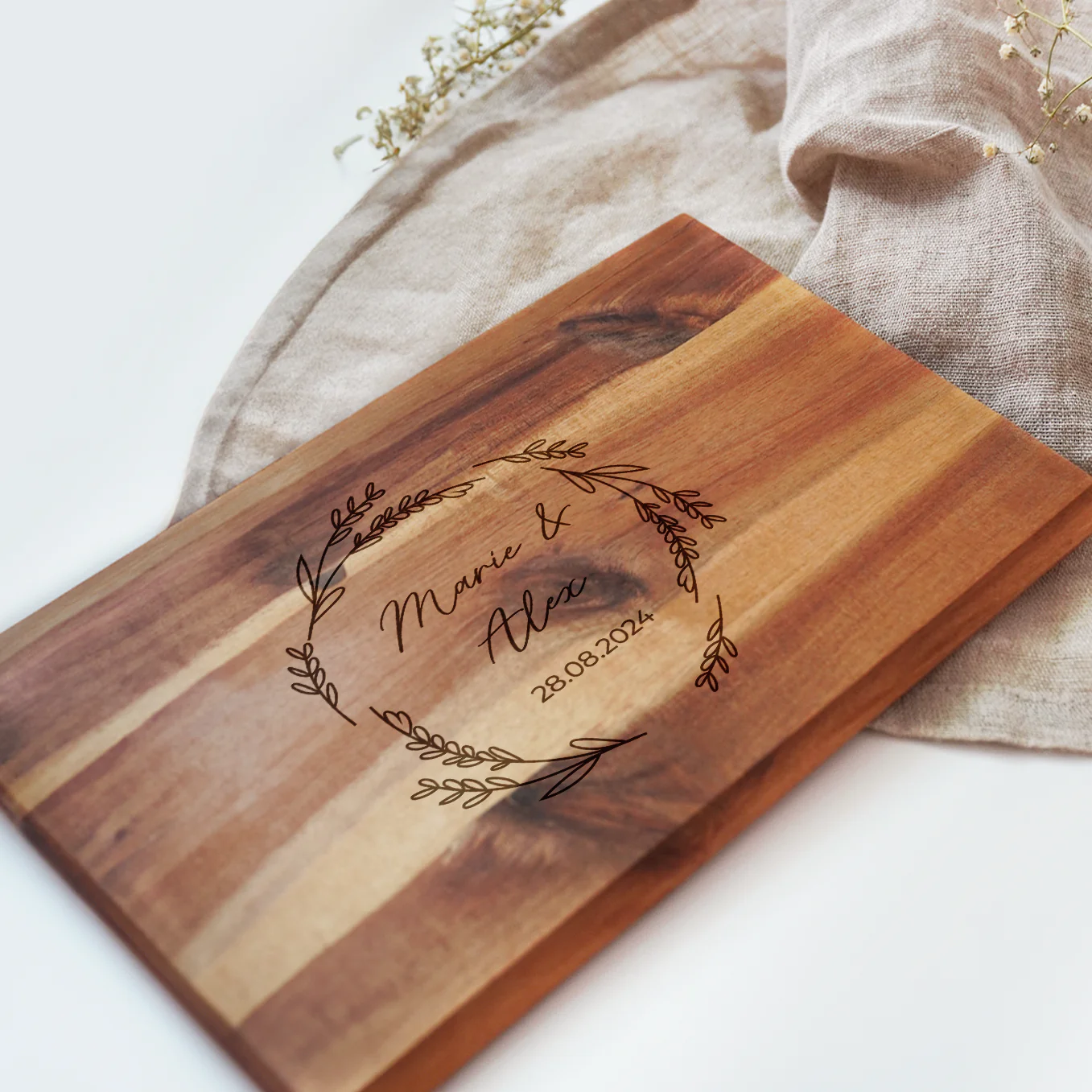 Personalized serving board "Wedding" - Image 7