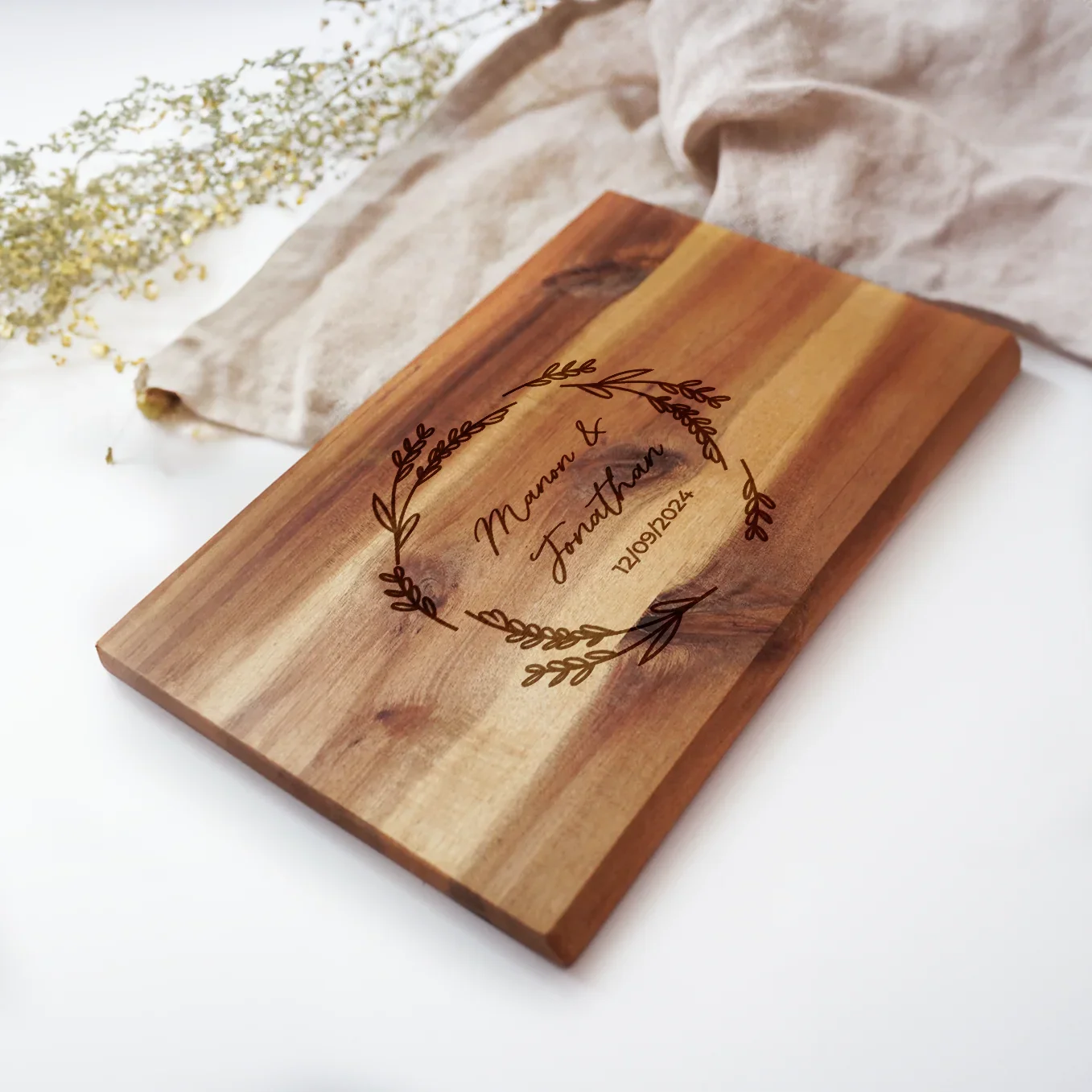 Personalized serving board "Wedding" - Image 9