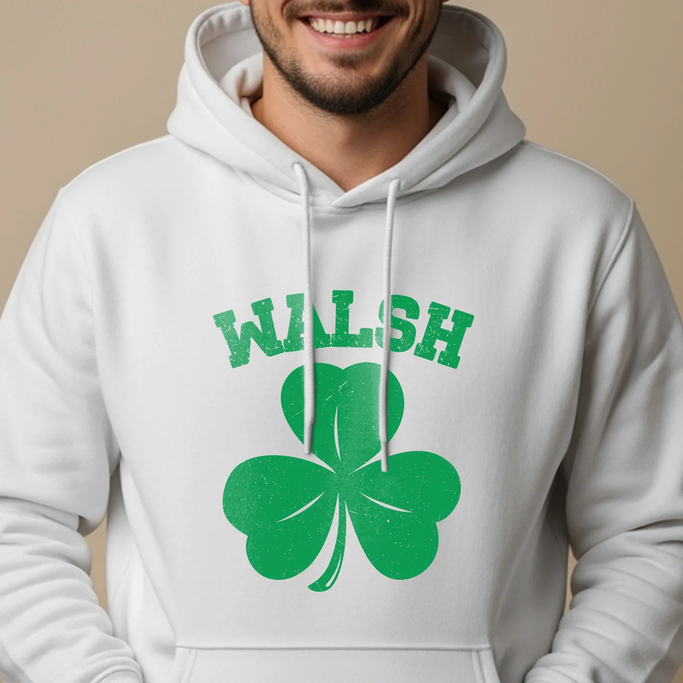 St. Patrick's Day Hoodie "Shamrock" - Image 4