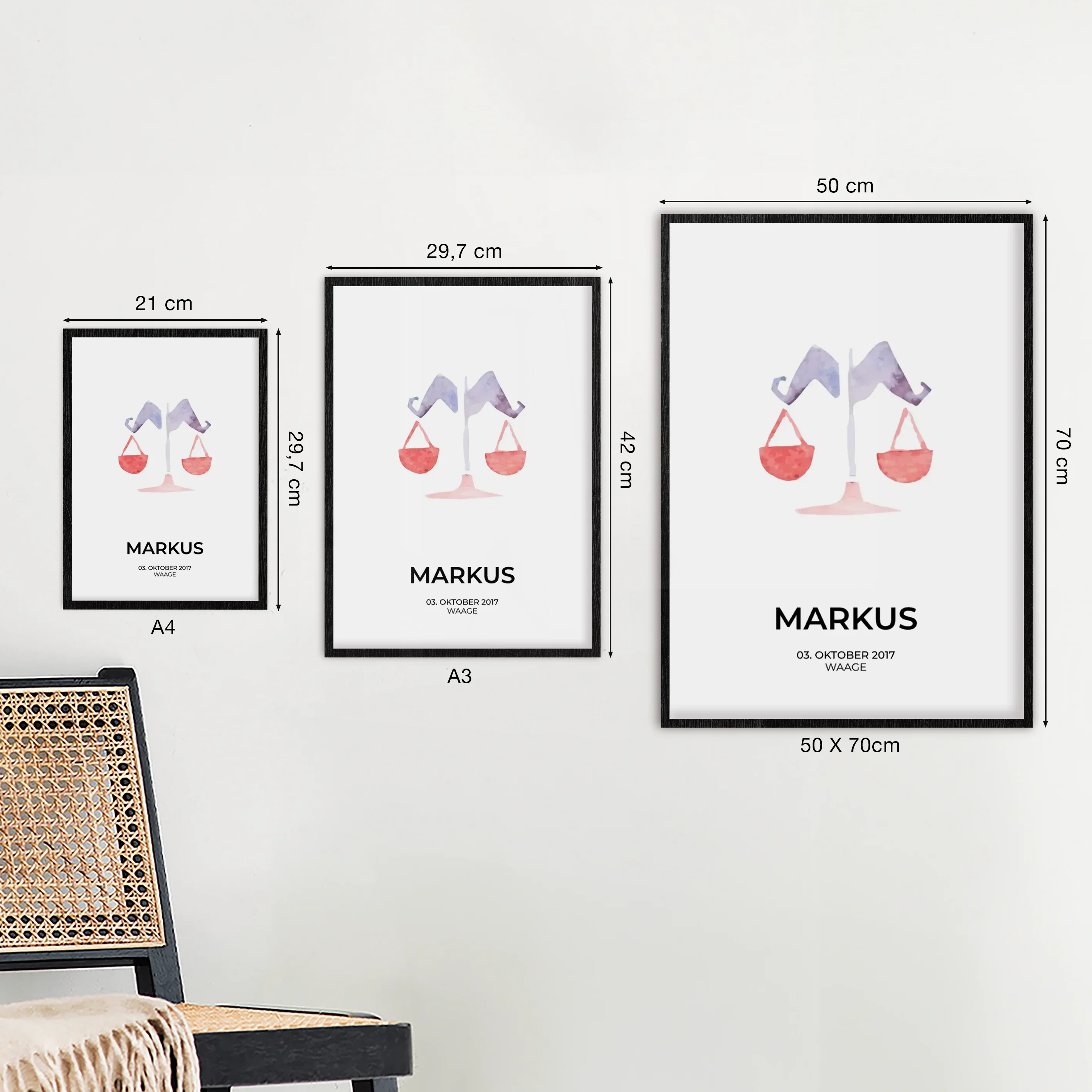 Zodiac Poster"Watercolor" - Image 4