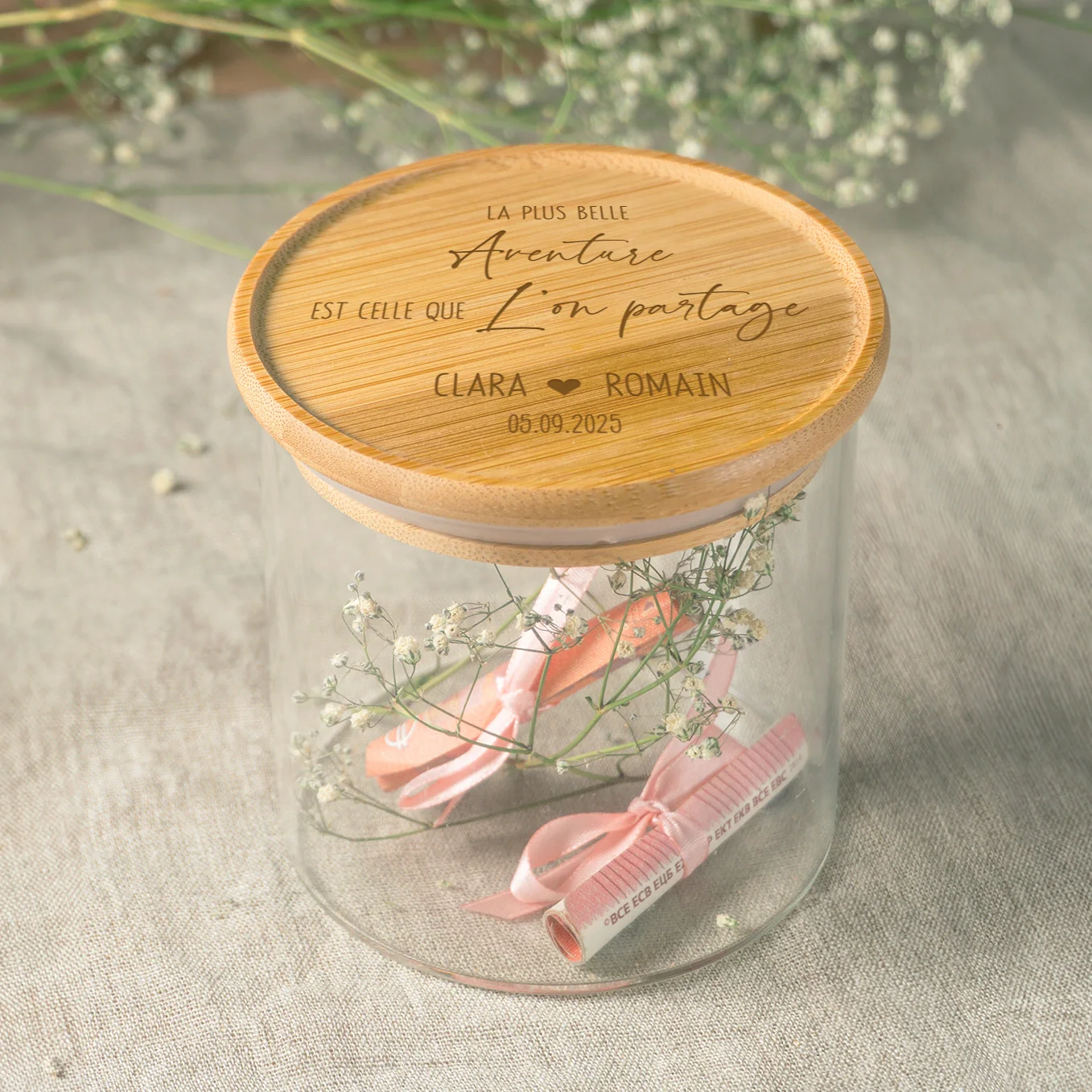 Personalisiertes Vorratsglas "Gemeinsamer Weg" - Image 10