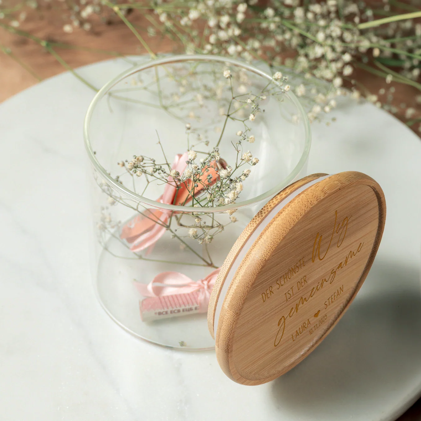 Personalisiertes Vorratsglas "Gemeinsamer Weg" - Image 3
