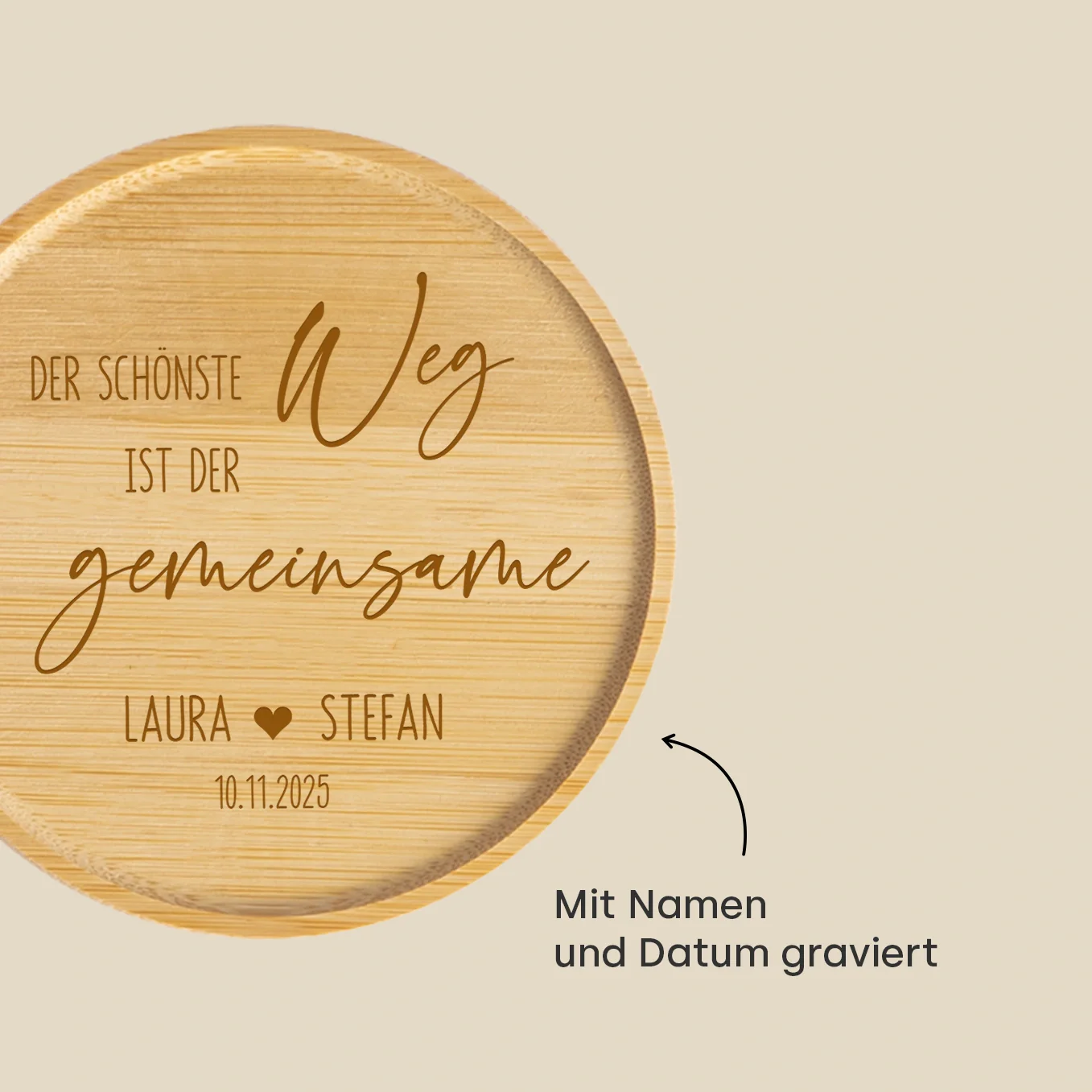 Personalisiertes Vorratsglas "Gemeinsamer Weg" - Image 7