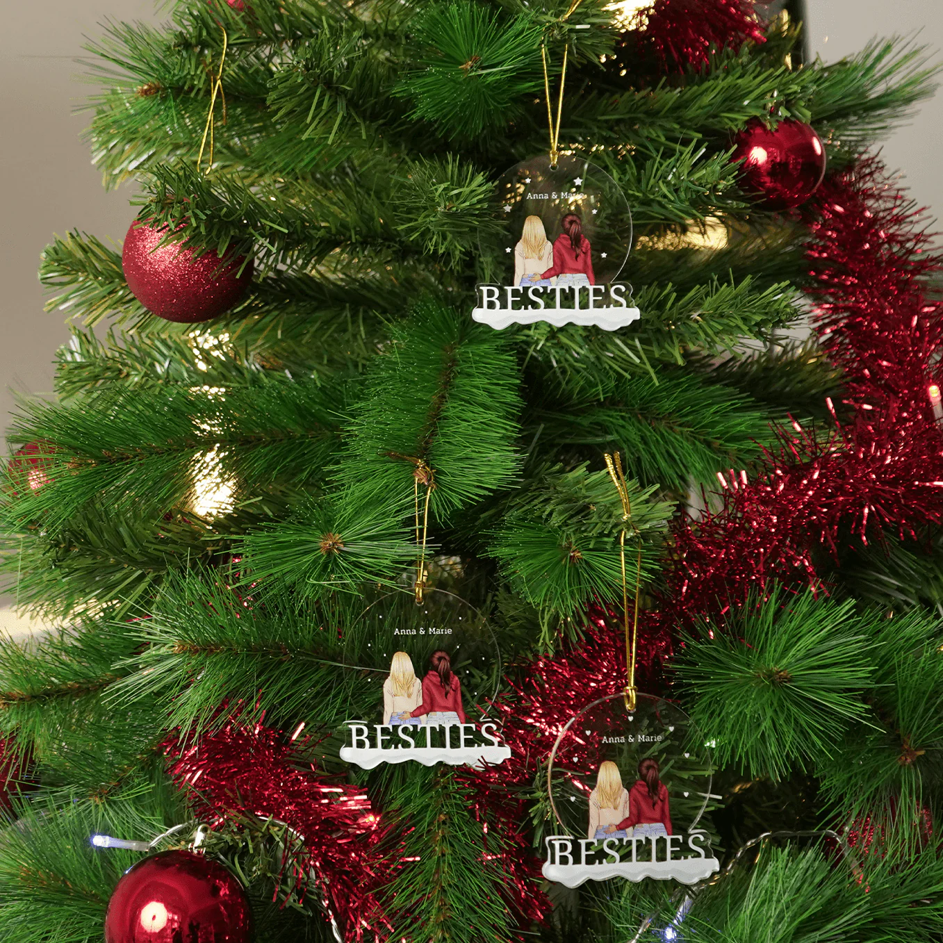 ''Besties'' Christmas ornaments - Image 5