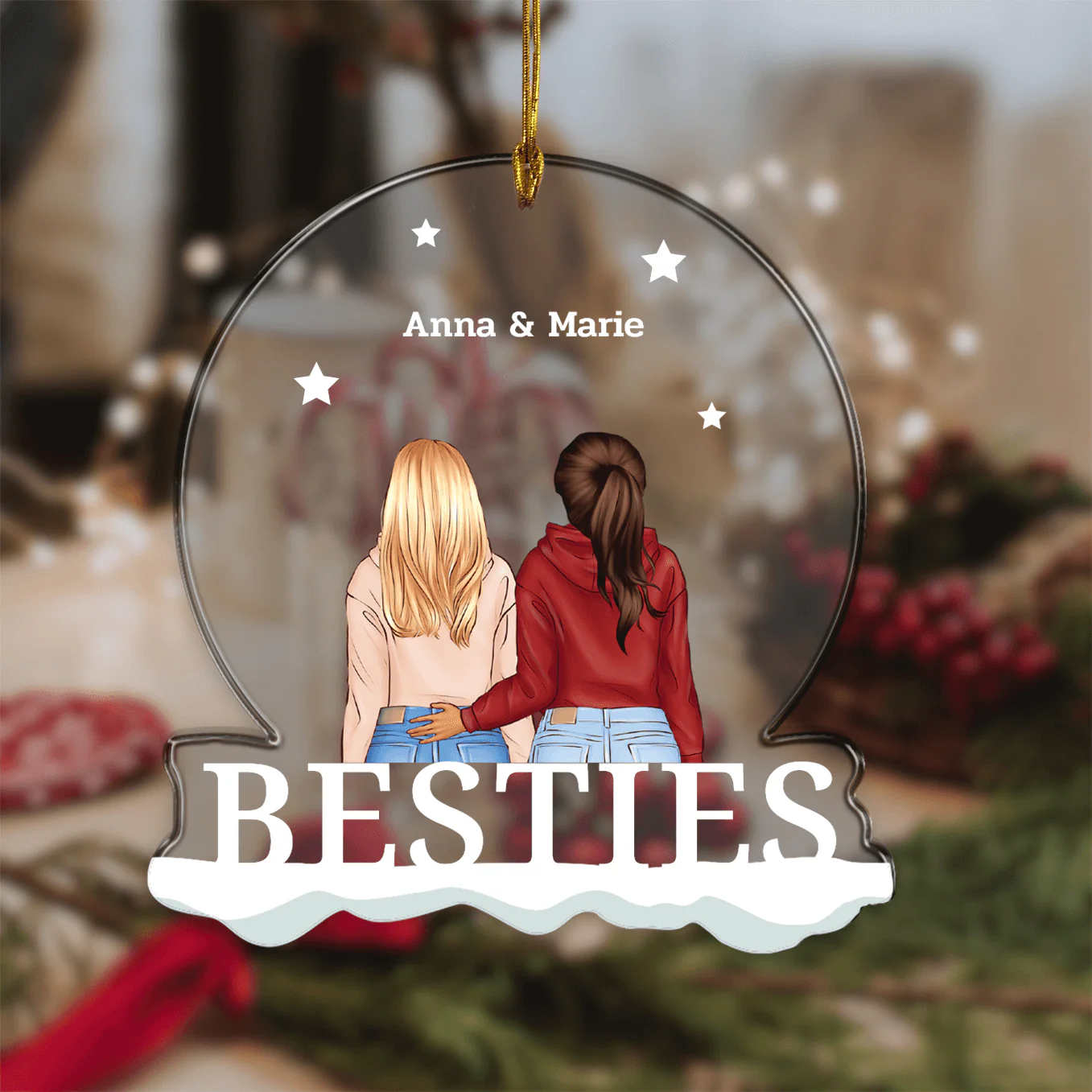 ''Besties'' Christmas ornaments - Image 9